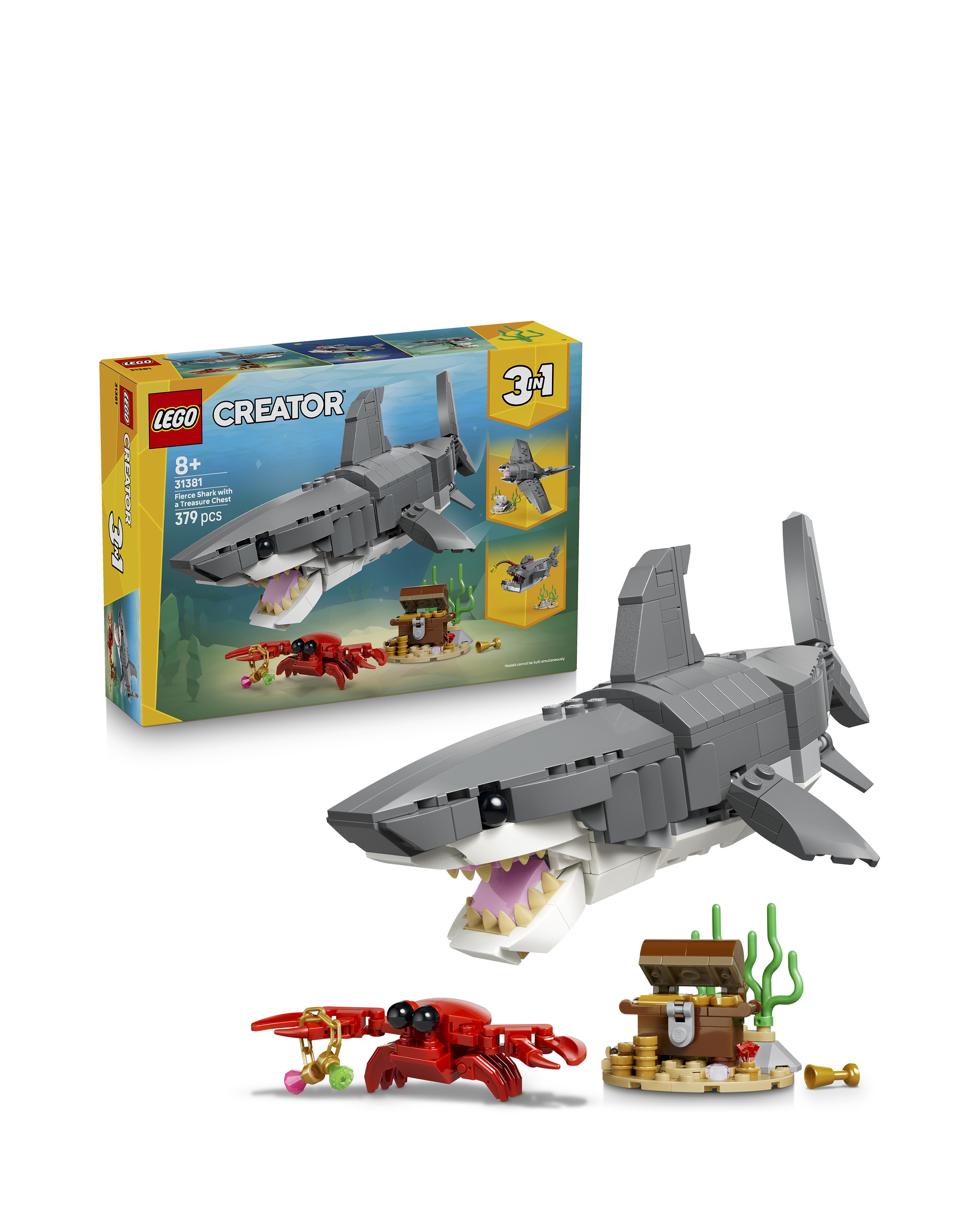 LEGO Creator 31381 Fierce Shark with a Treasure Chest Age 8+ 379pcs - Image 20