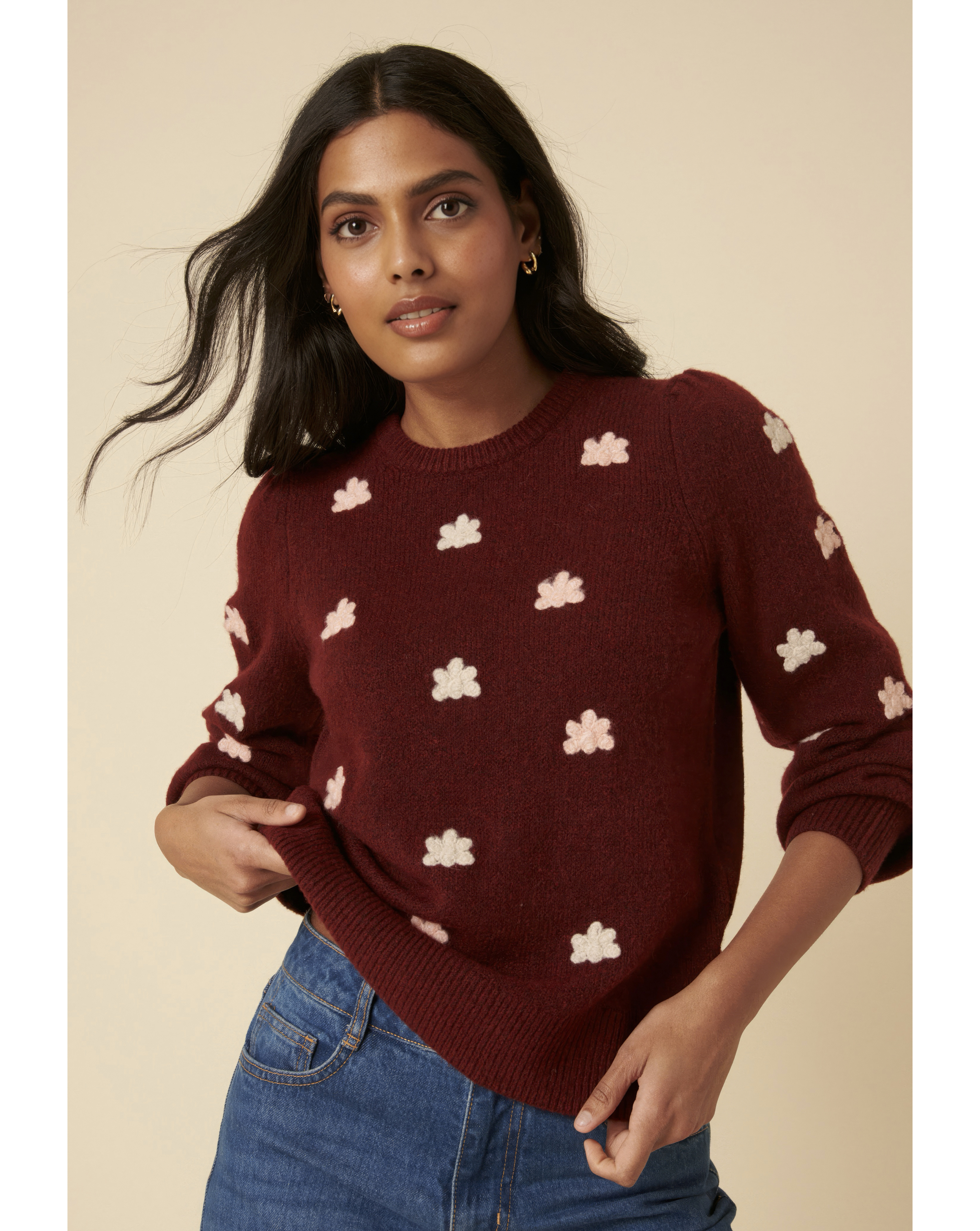 Nobody's Child Embroidered Jumper