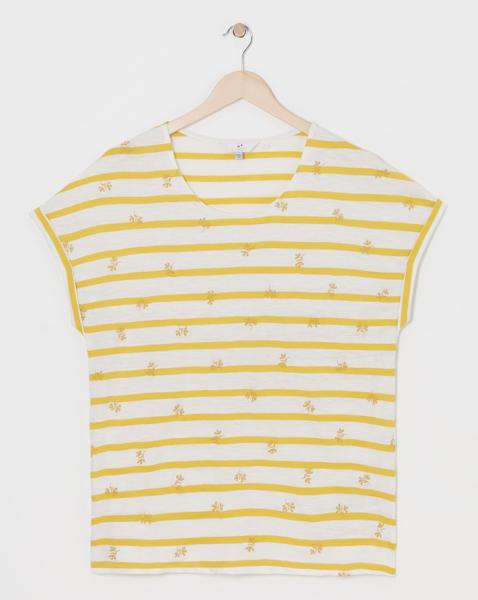 Julipa Embroidered Stripe T-Shirt