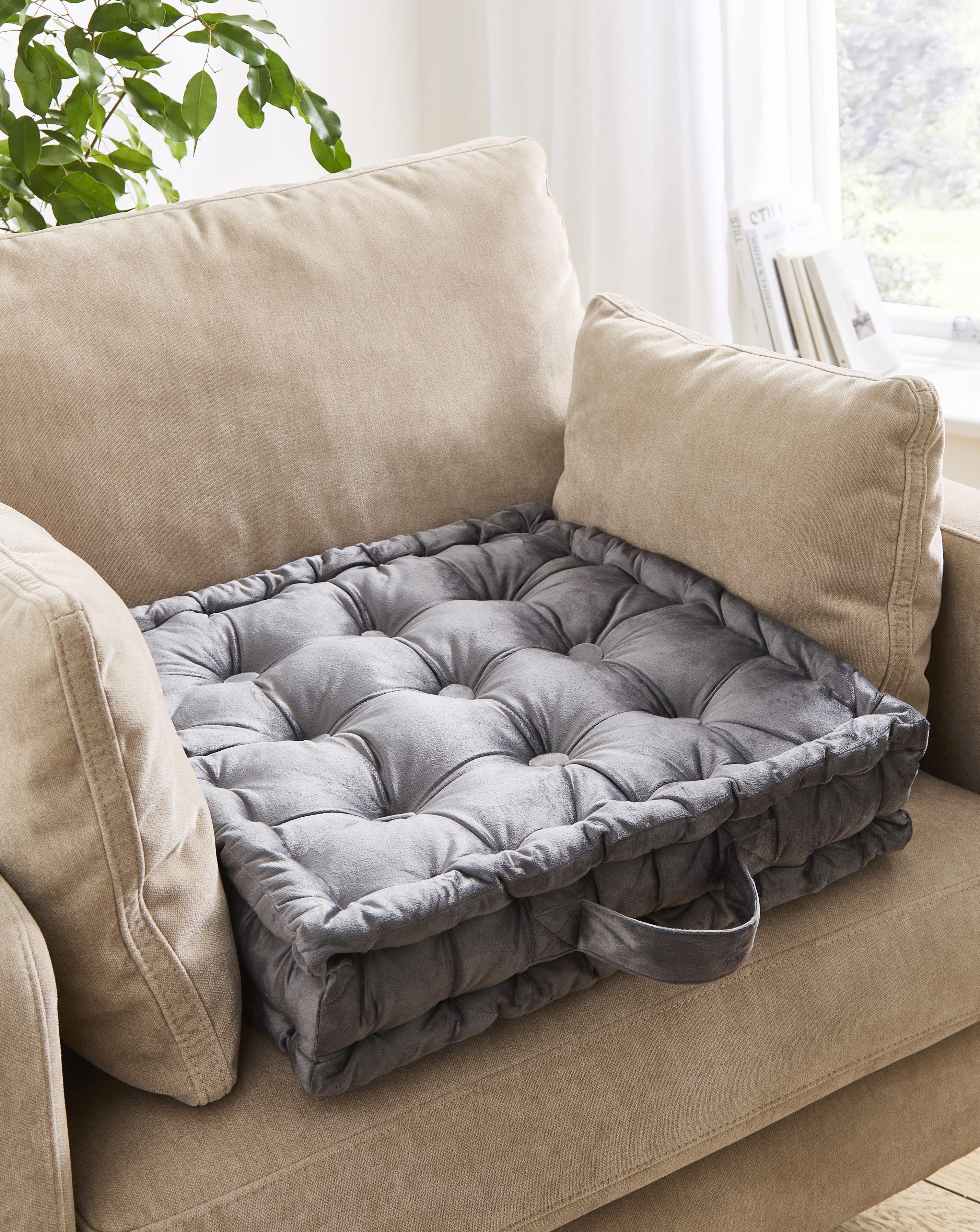 Velvet Padded Seat Cushion