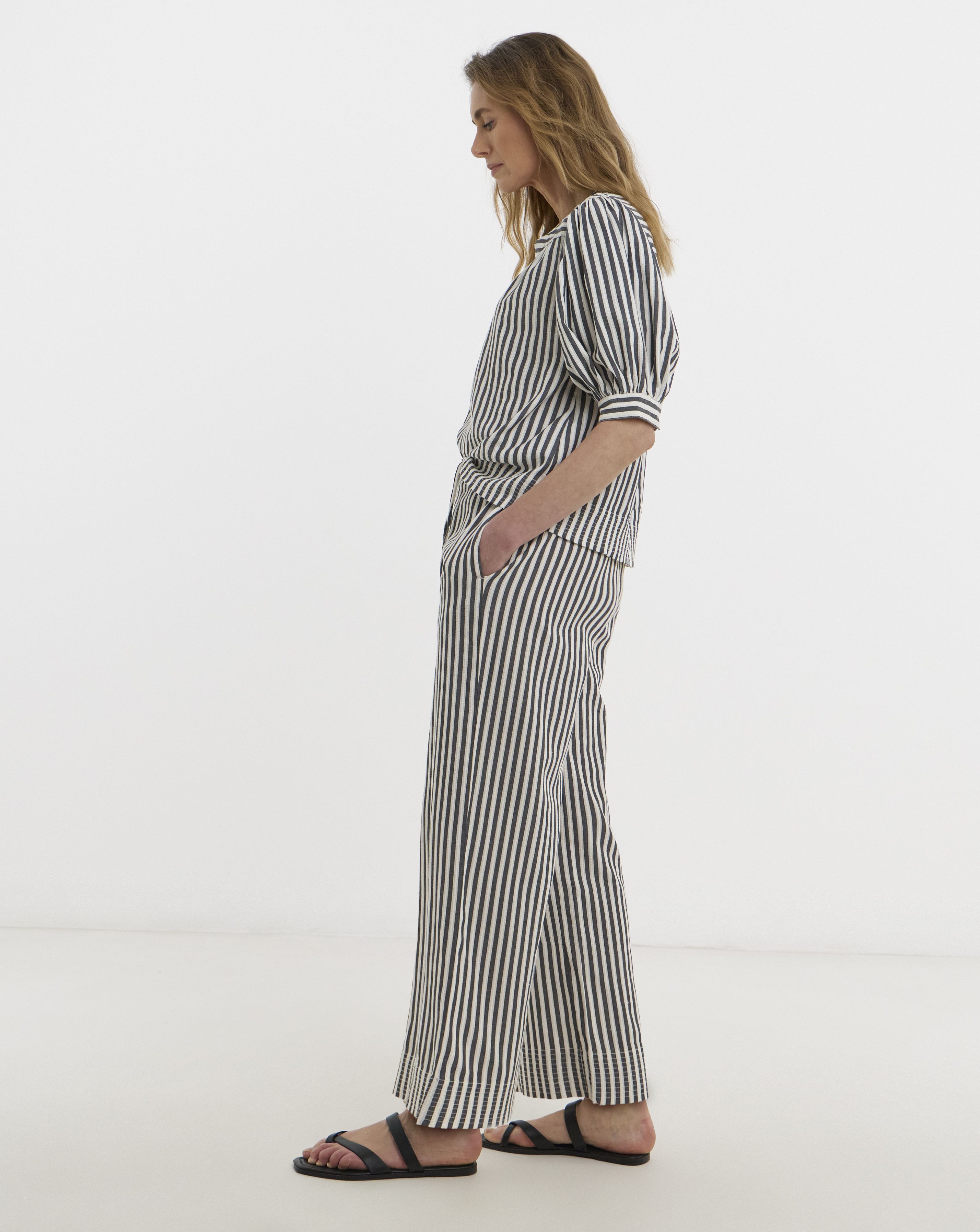 New In - Stripe Stitch Detail Trouser