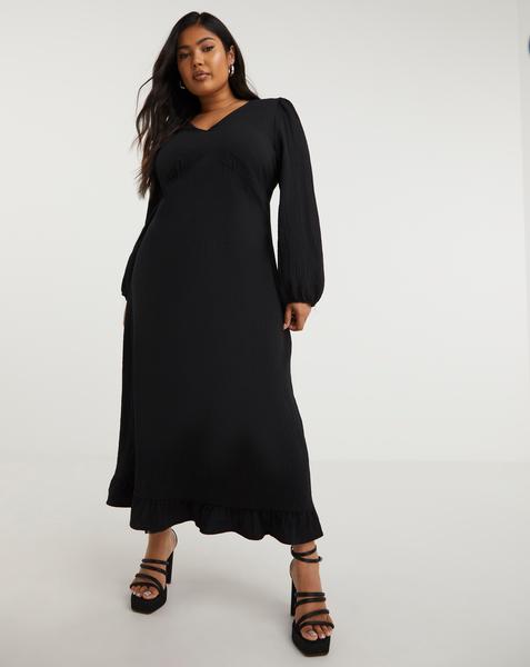 Nobody's Child Delilah Midi Dress - Black