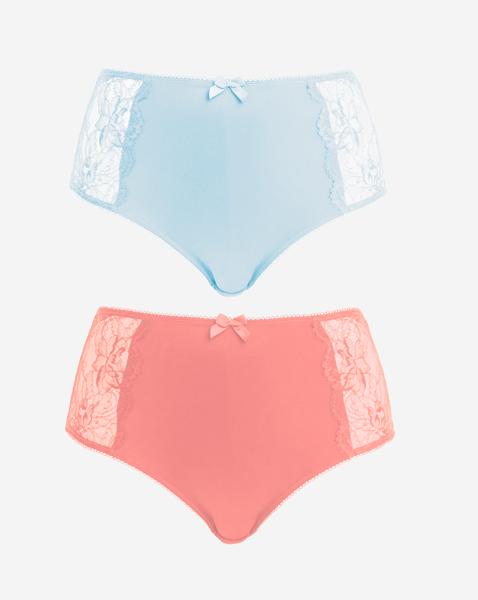 Pretty Secrets 2 Pack Ella Lace Knickers
