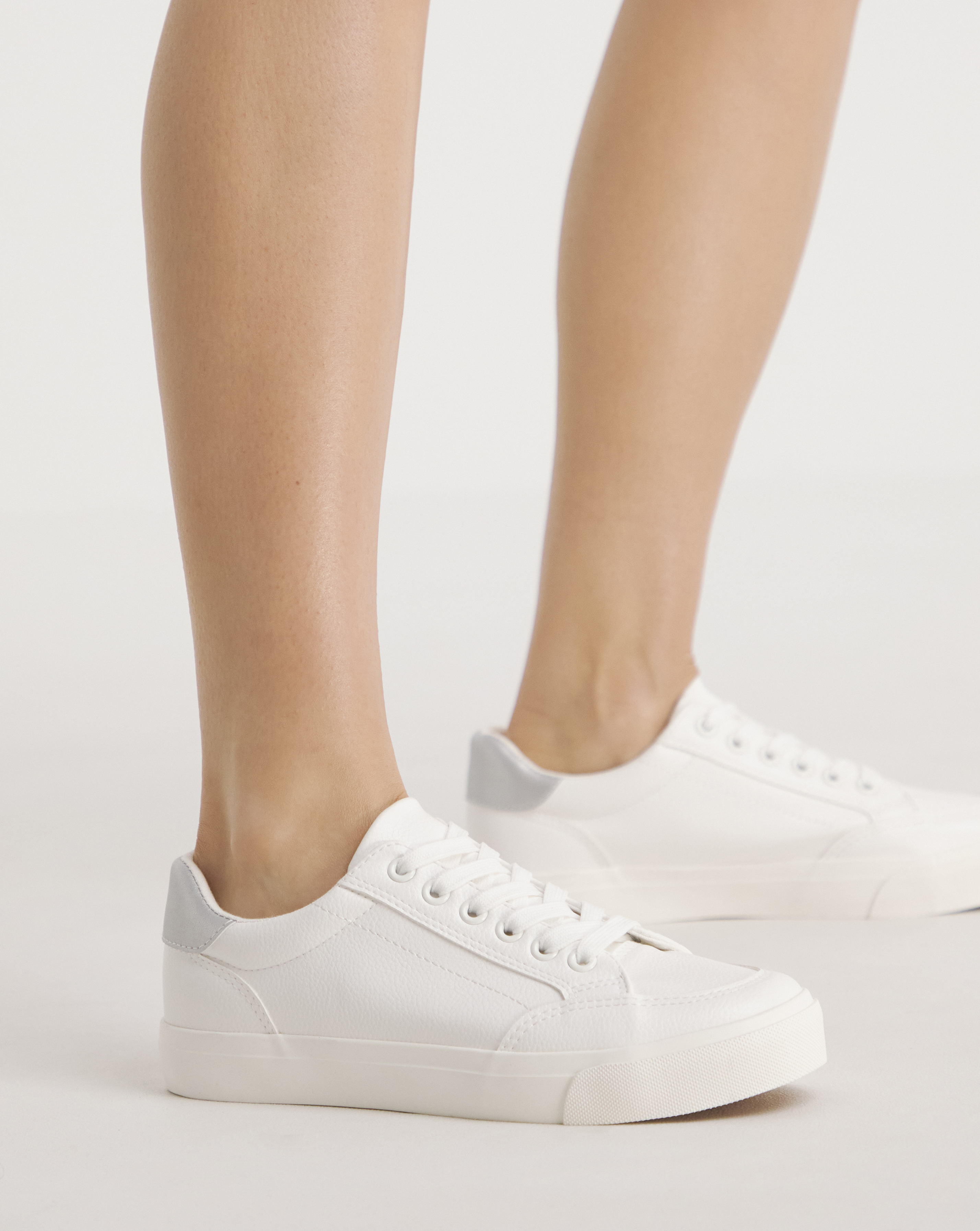 Classic Lace Up Trainer Wide
