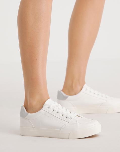 Classic Lace Up Trainer Wide