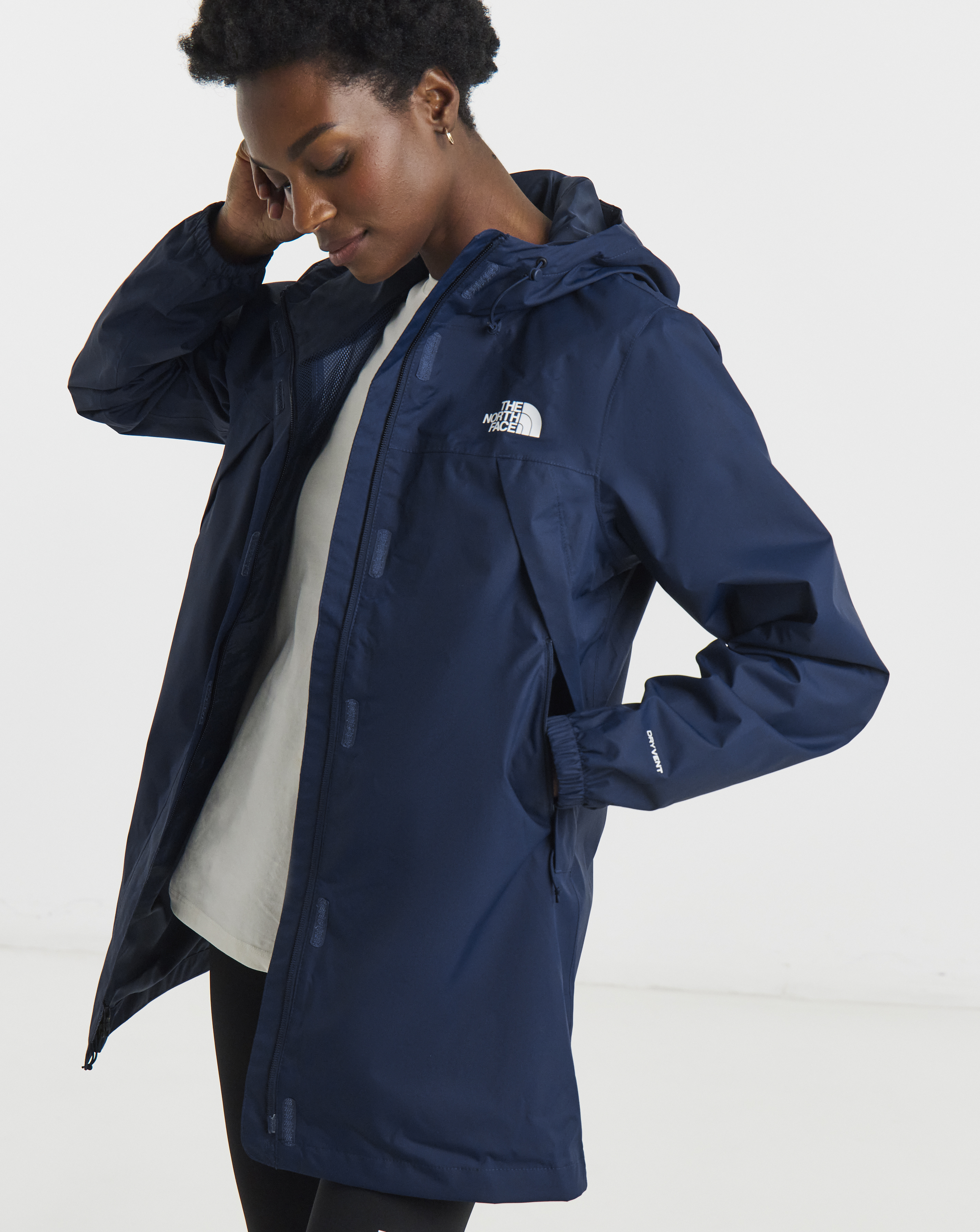 The North Face Blue Antora Rain Parka - 2XL