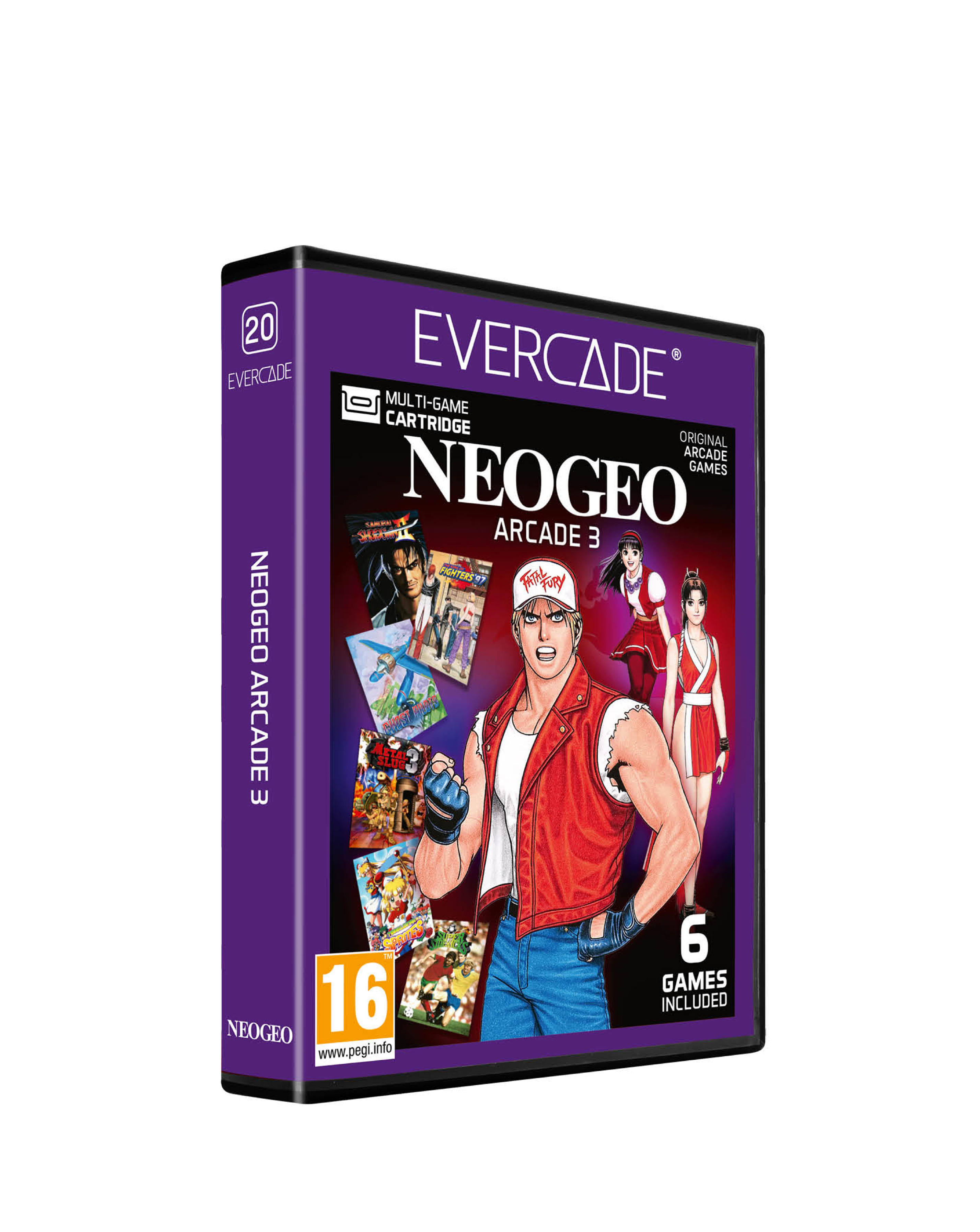 Evercade NEOGEO Arcade 3 Cartridge - 6 NEOGEO Hits