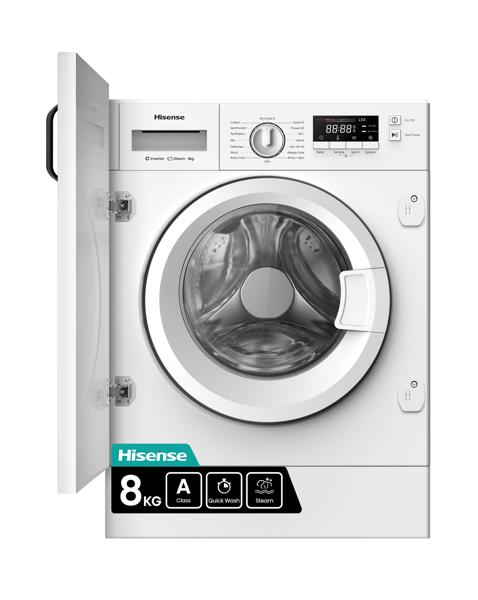 Hisense WF3M841BWI Integr 8kg WM Wh