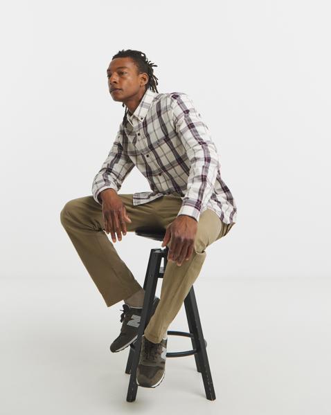 Long Sleeve Check Oxford Shirt