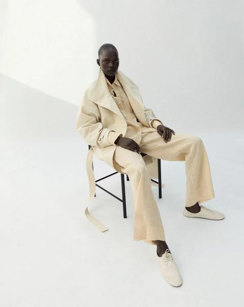 Mango Lino Straight Linen-Blend Trousers