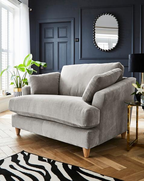 Joanna Hope Tilly Chenille Snuggle Chair