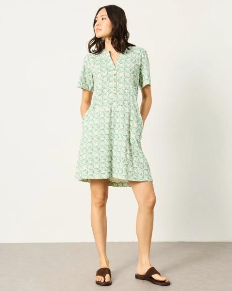 FatFace Meggie Fan Geo Jersey Dress