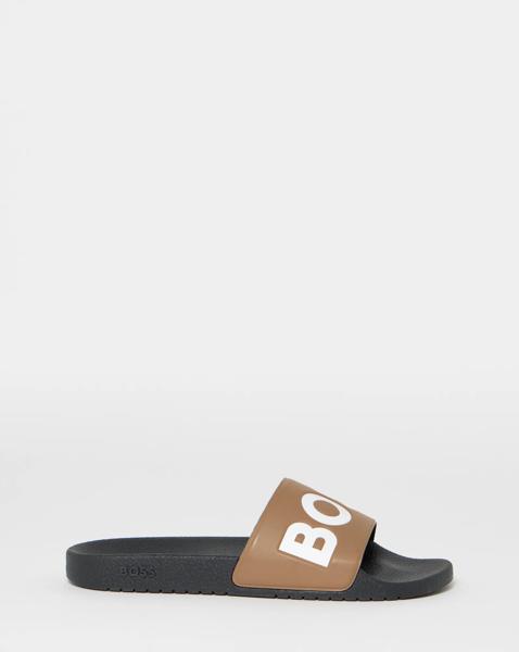 BOSS Aryeh Logo Slide - Beige