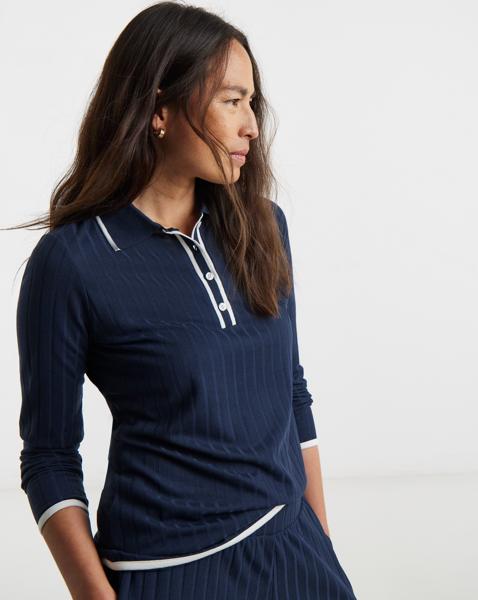 Button Front Collared Top