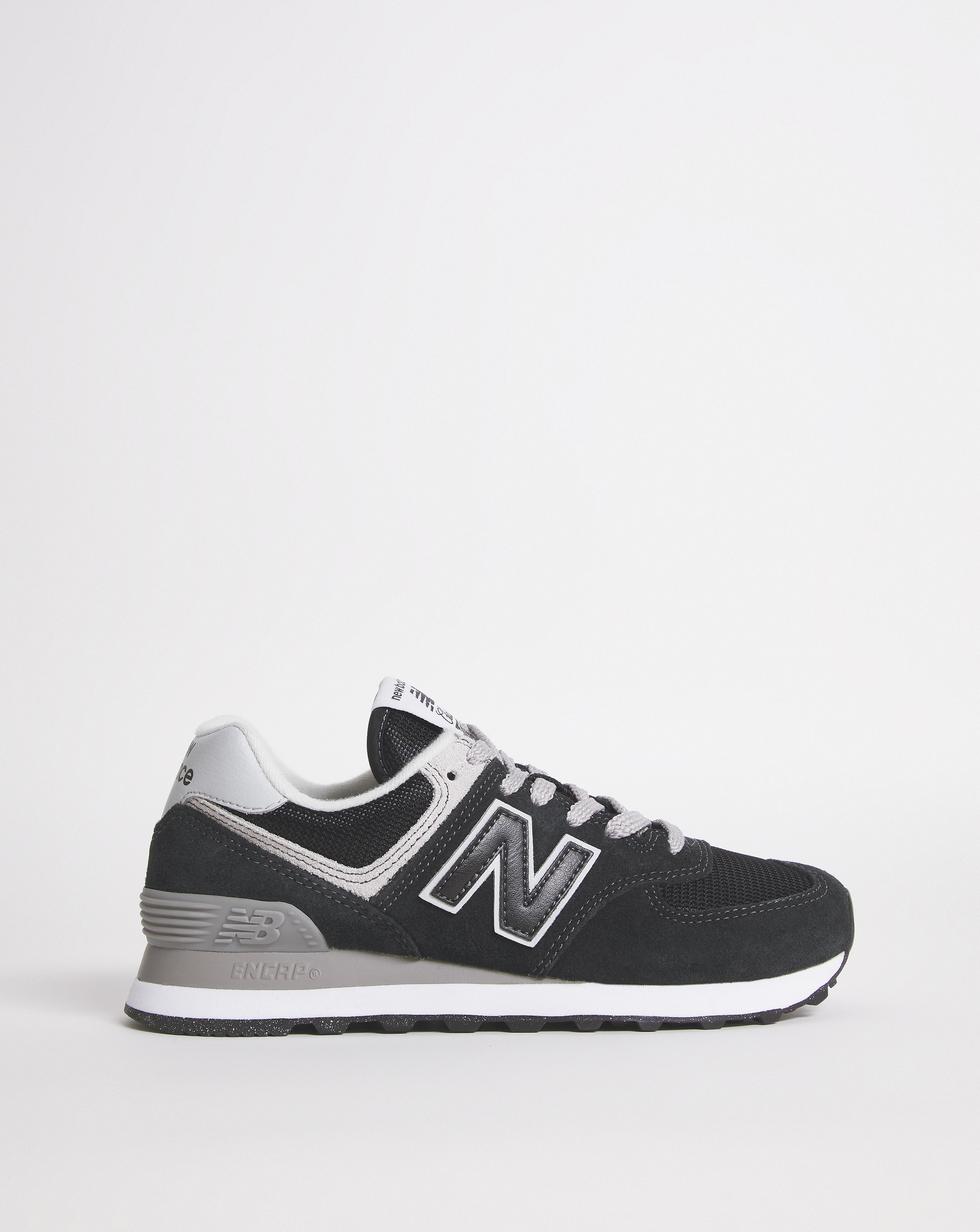 New Balance 574 Trainers - Black/grey - Size 4 - Womens