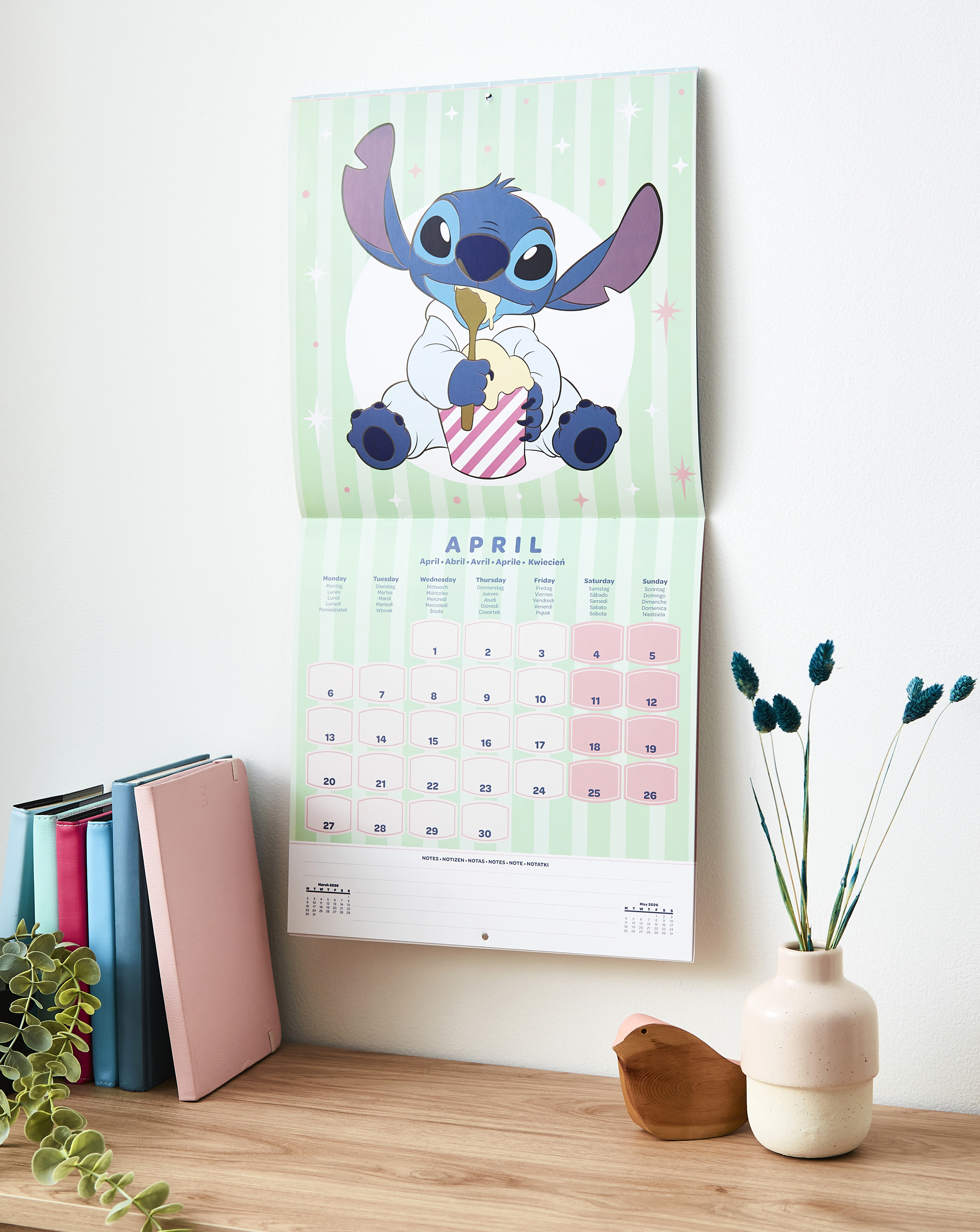 Lilo & Stitch 2026 Square Calendar