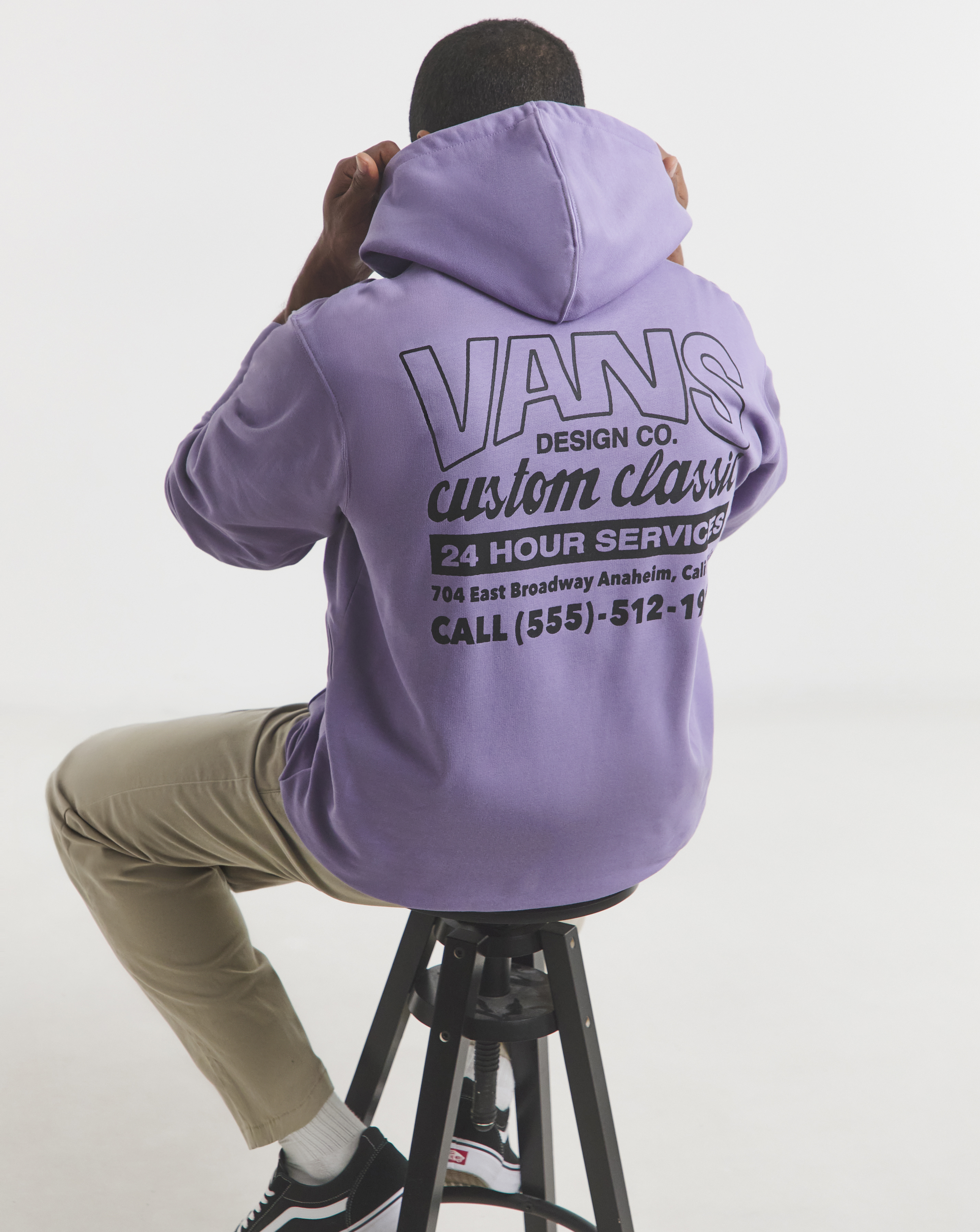 VANS Logo Pullover Hoodie