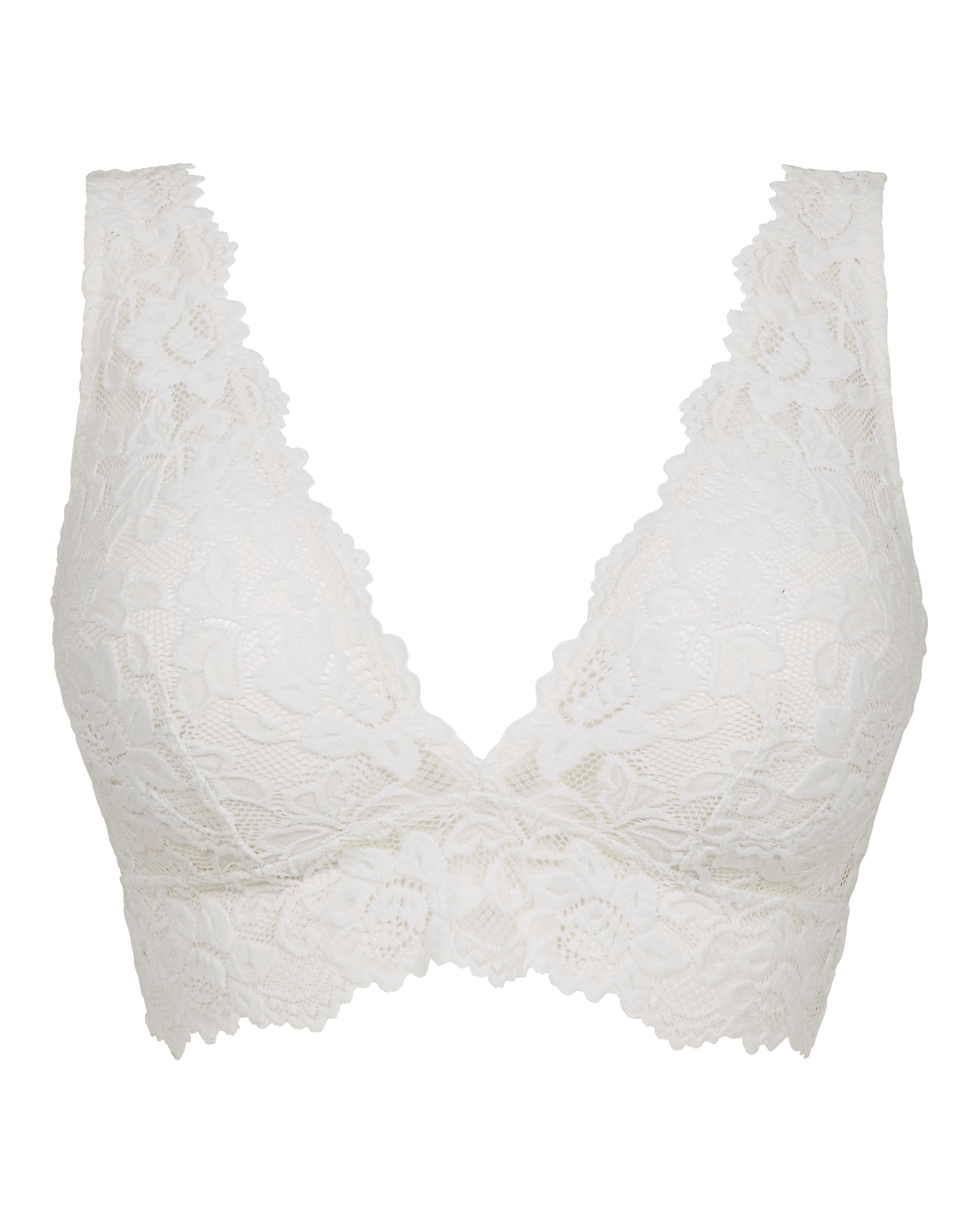 Figleaves Millie Lace Bralette In White | UK Size XSMALL Women's