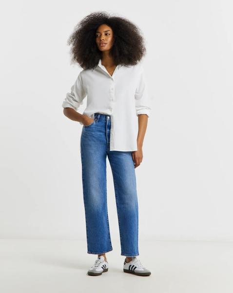 Levis Ribcage Straight Ankle Jeans