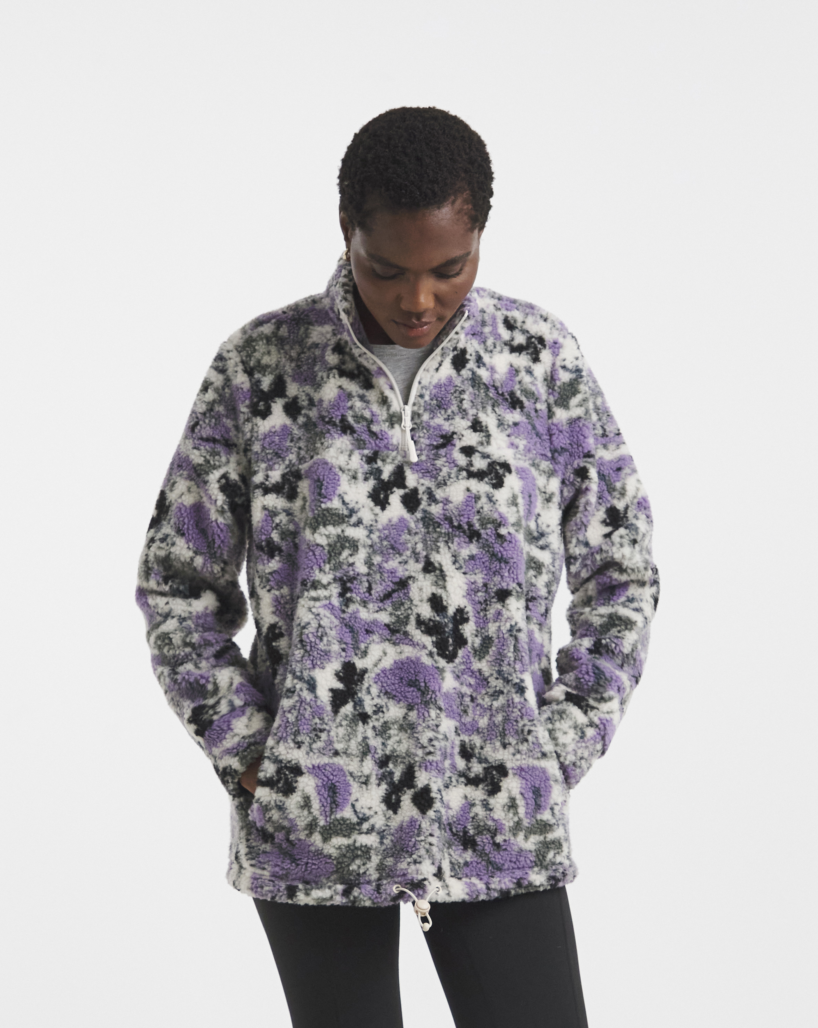 Snowdonia 1/4 Zip Printed Fleece