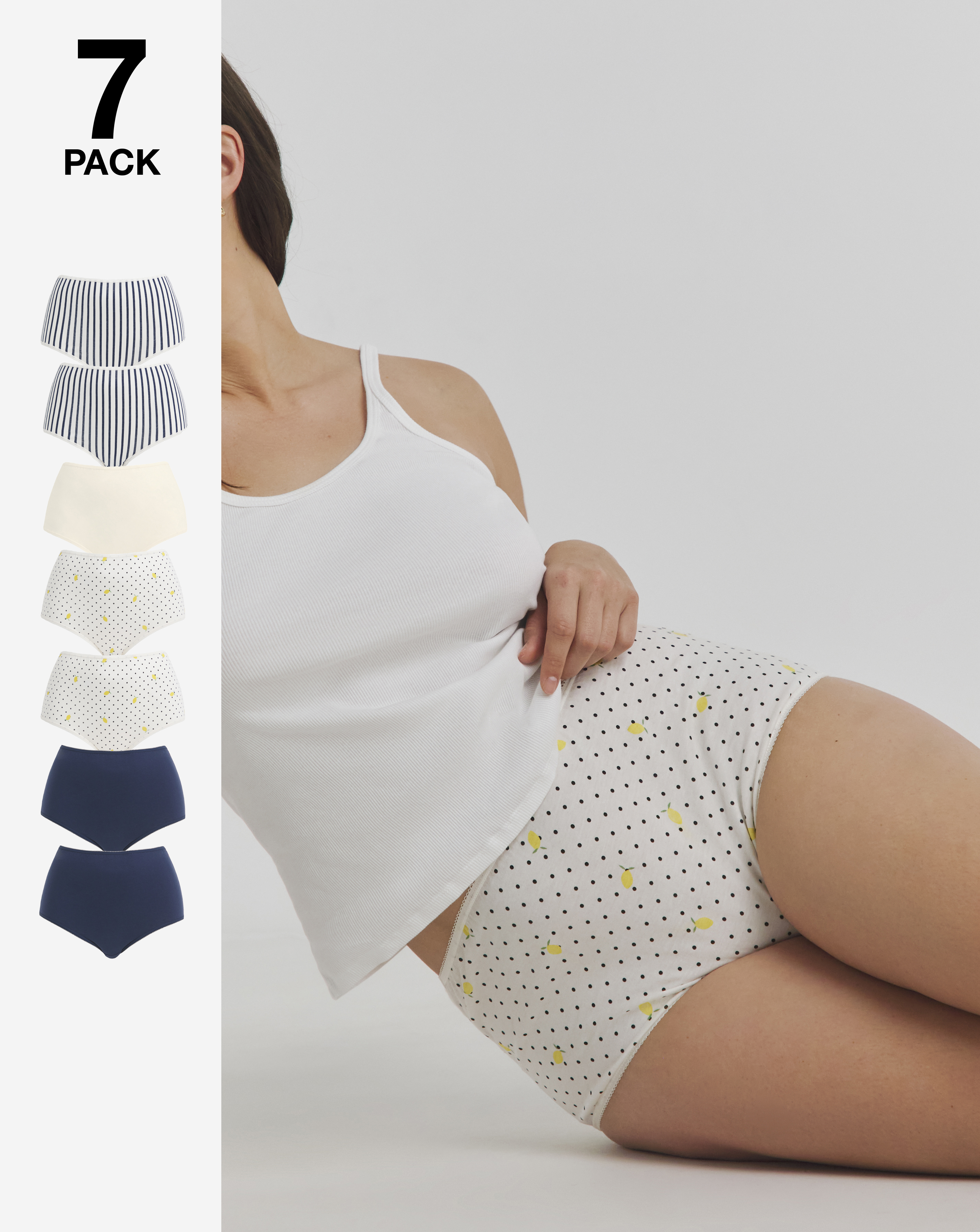 Pretty Secrets 7 Pack Full Fit Brief