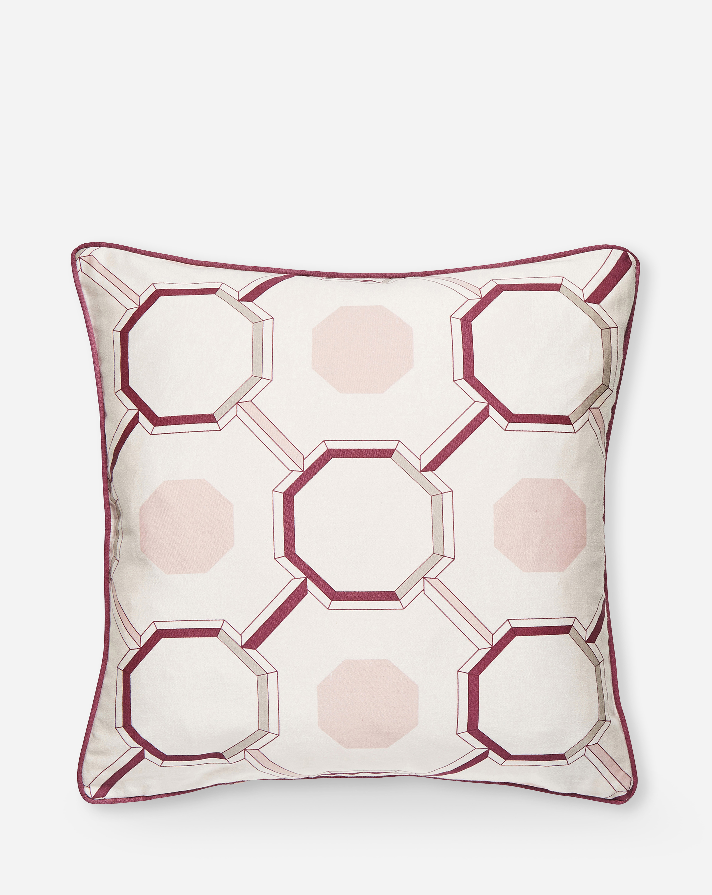 Trellis Chain Satin Cushion Cover
