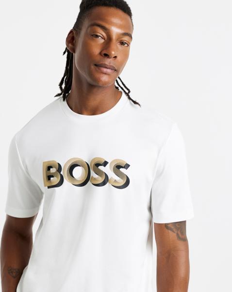 BOSS Graphic Logo T-Shirt - White