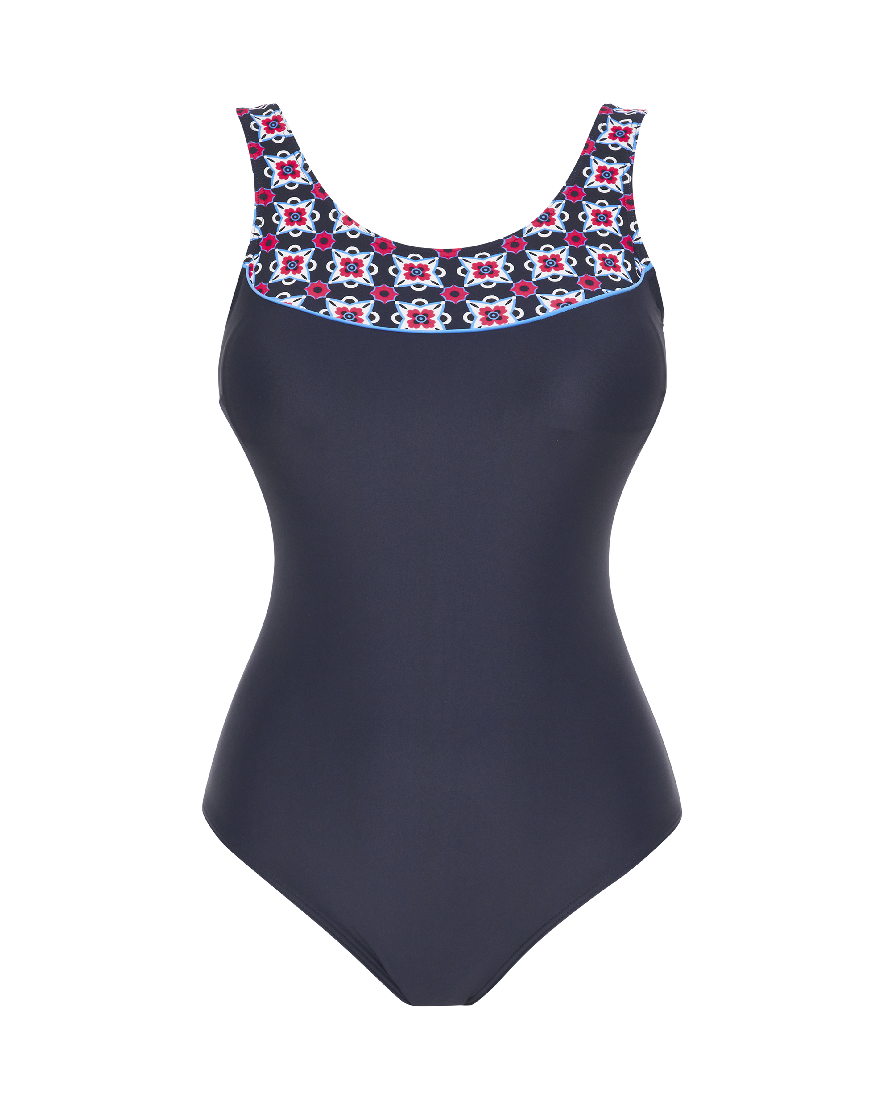 Sports Scoop Neck Swimsuit