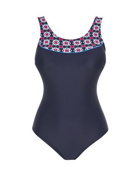 Sports Scoop Neck Swimsuit