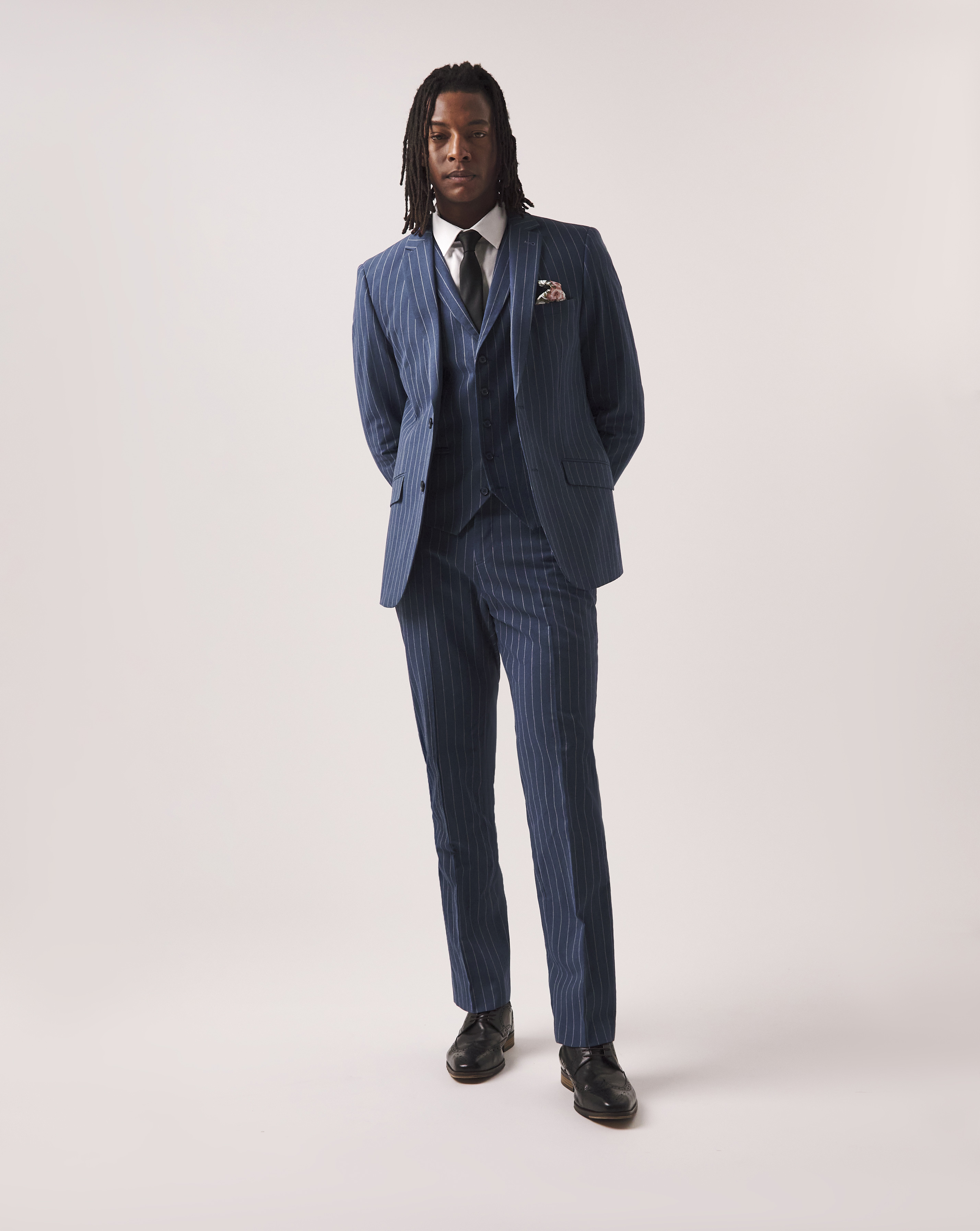 Joe Browns Striped Linen Suit Trousers