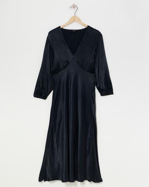 Joanna Hope Heavy Satin Midi Dress