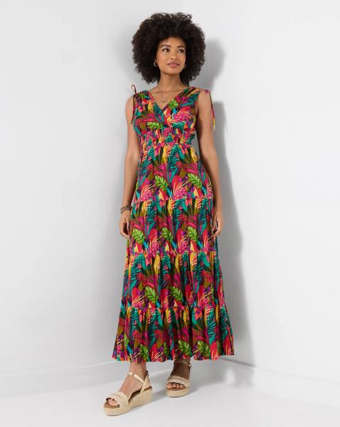Kiana Printed Maxi Dress Petite