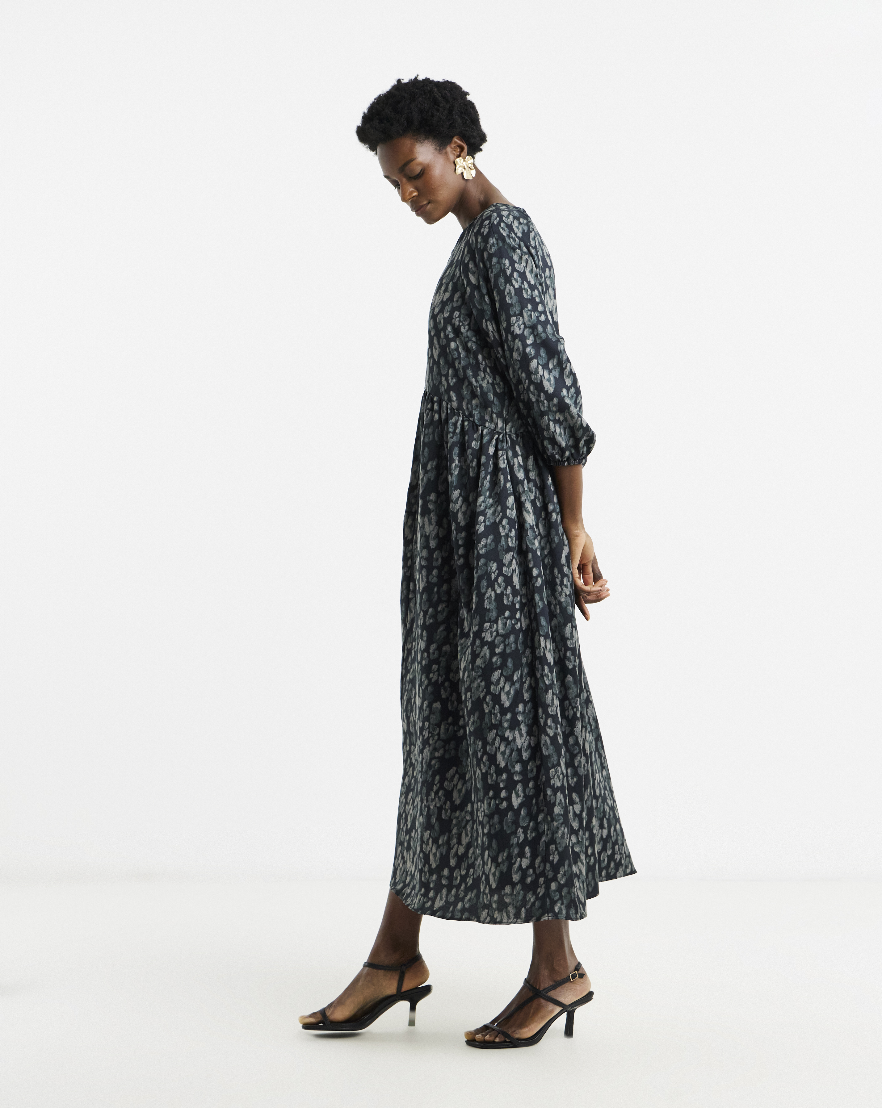 Long Sleeve Smock Dress