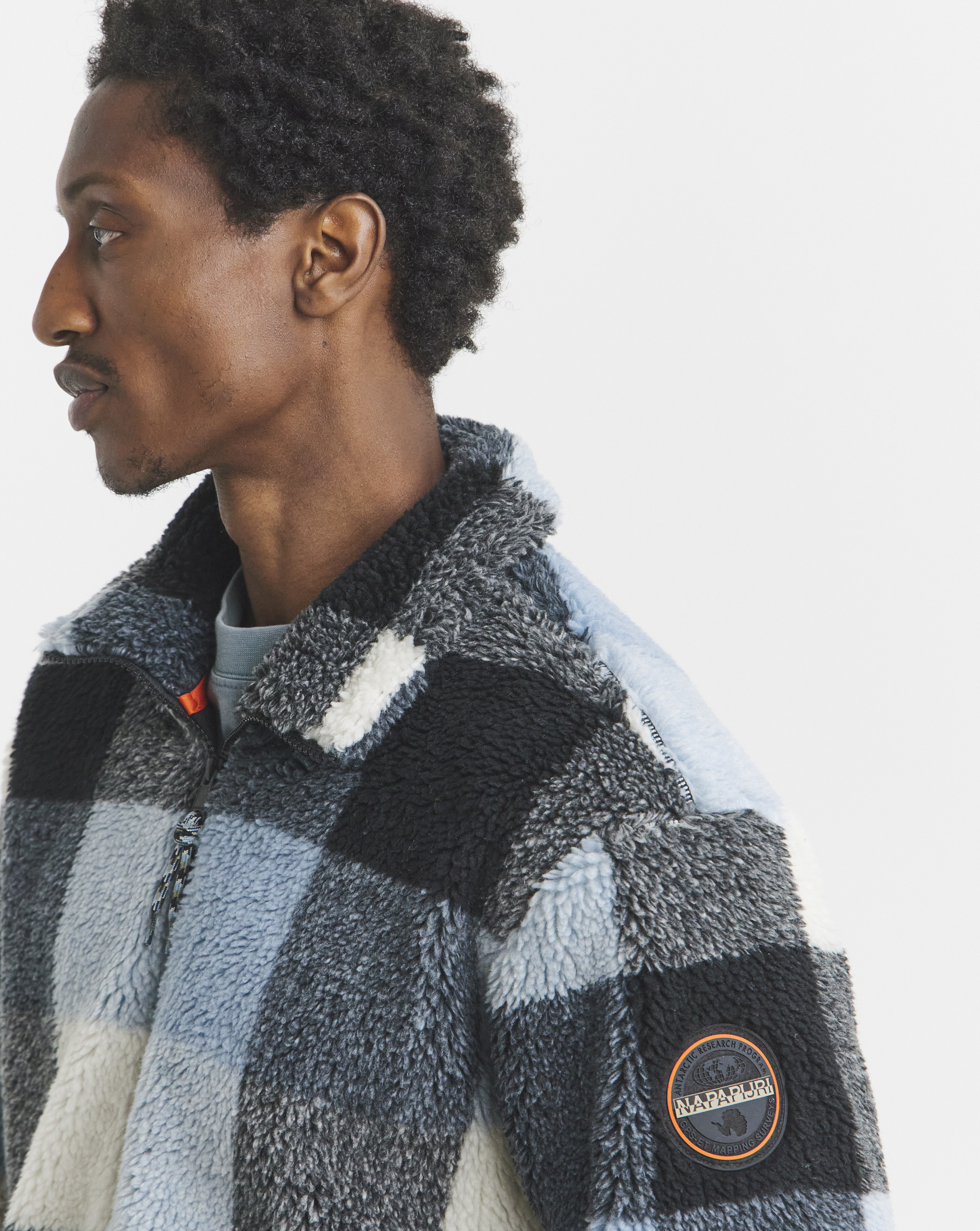 Napapijri Montepiana Check Teddy Fleece