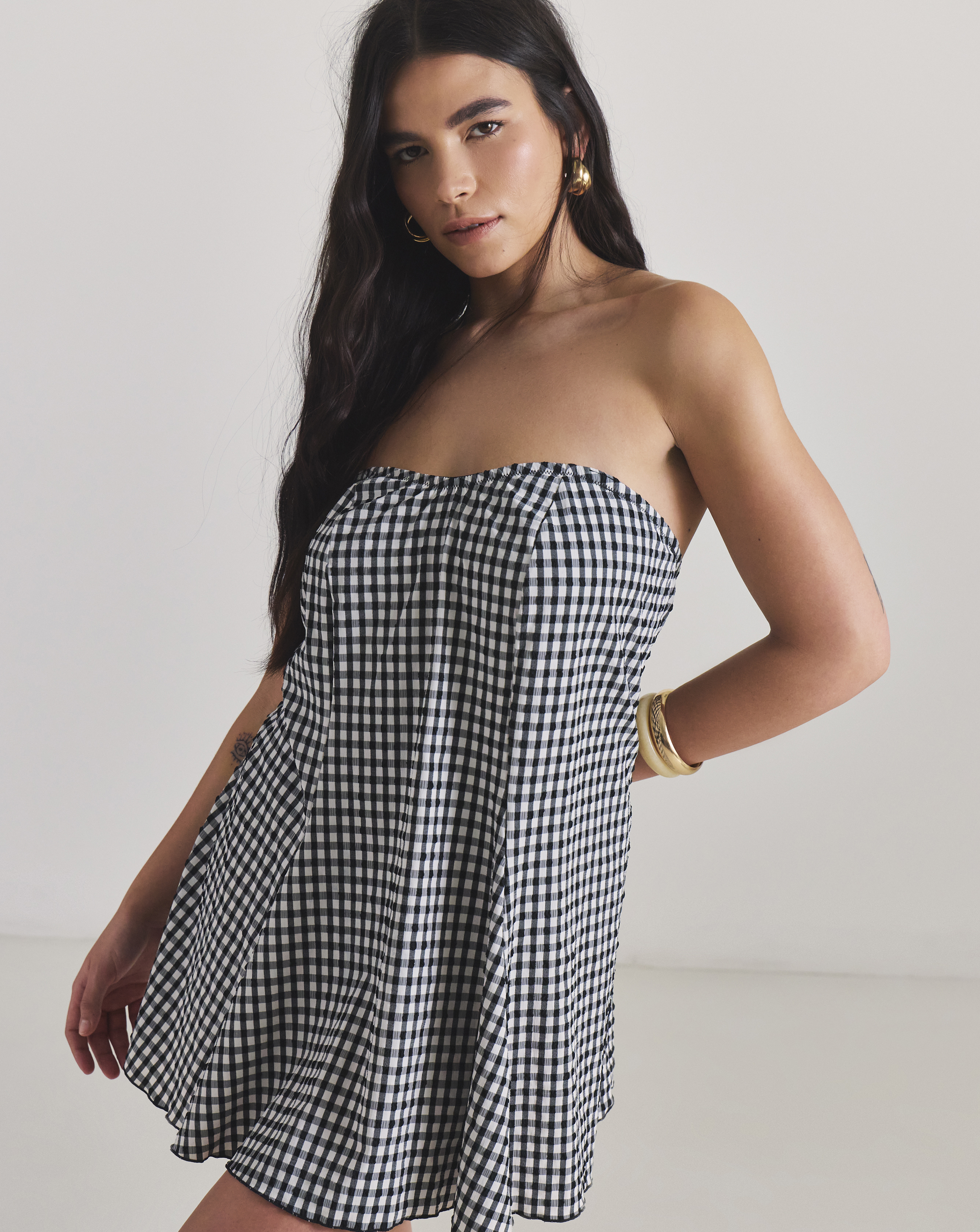 Gingham Swimdress