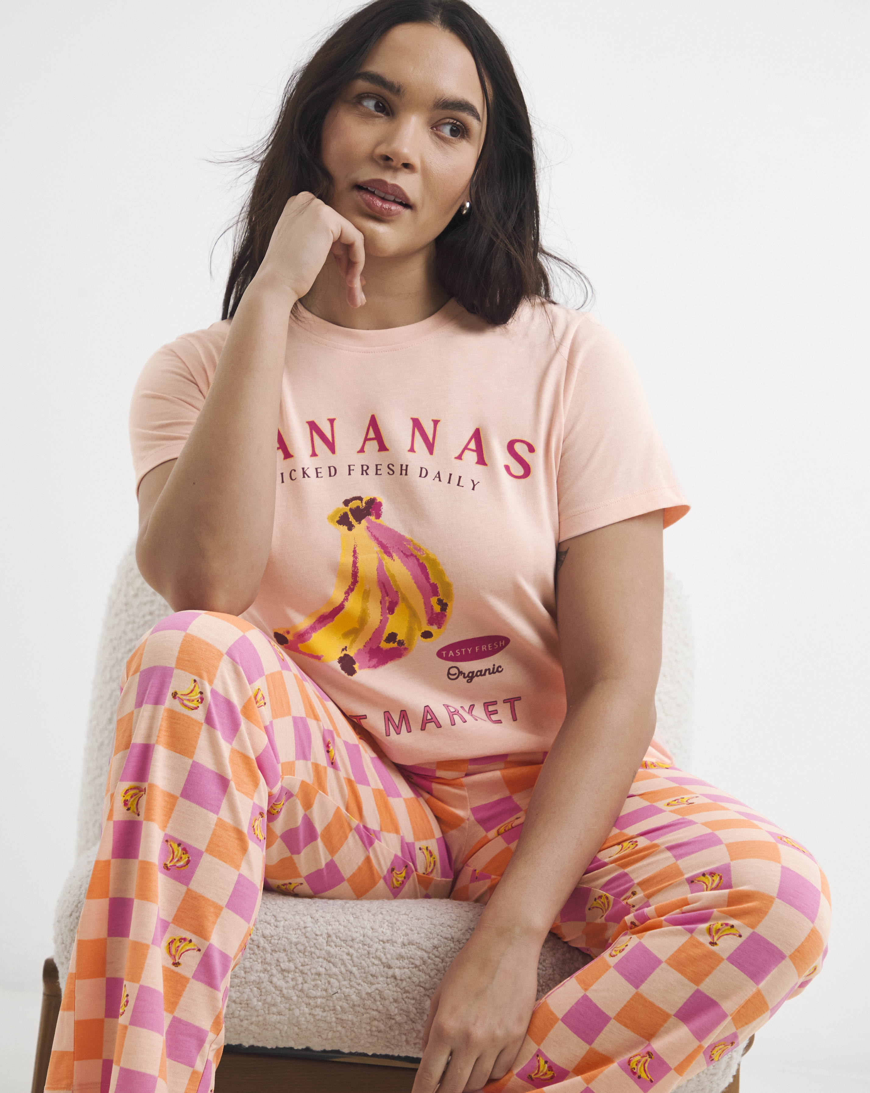 Simply Be Banana PJ Set