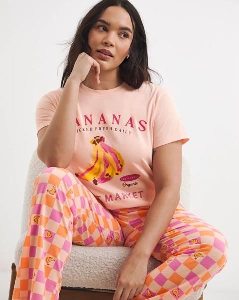 Simply Be Banana PJ Set