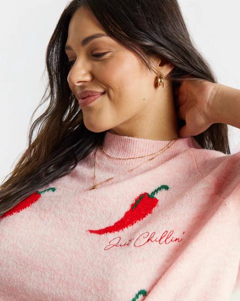 Just Chillin' Knitted T- Shirt