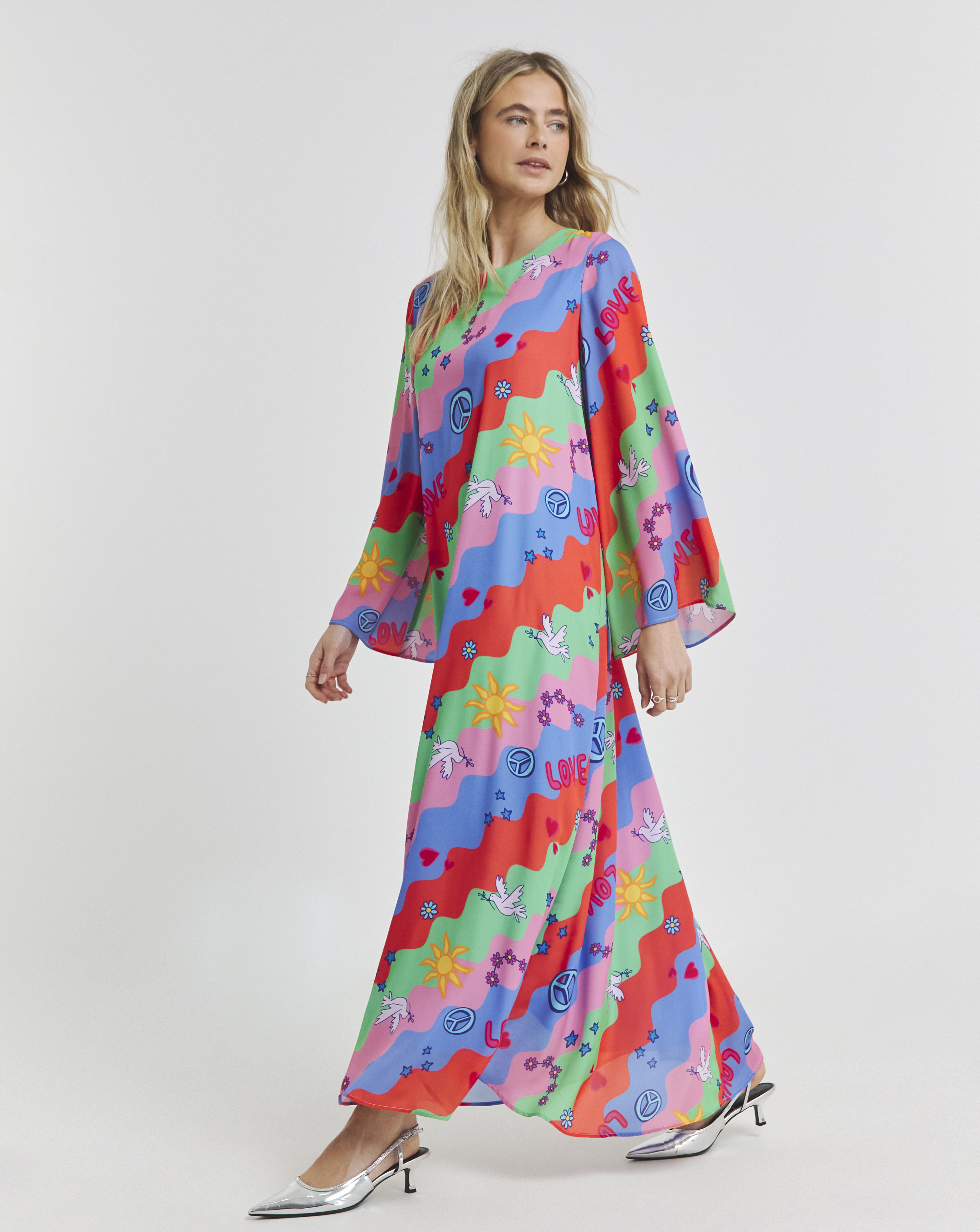Twisted Wunder Chiffon Maxi Dress