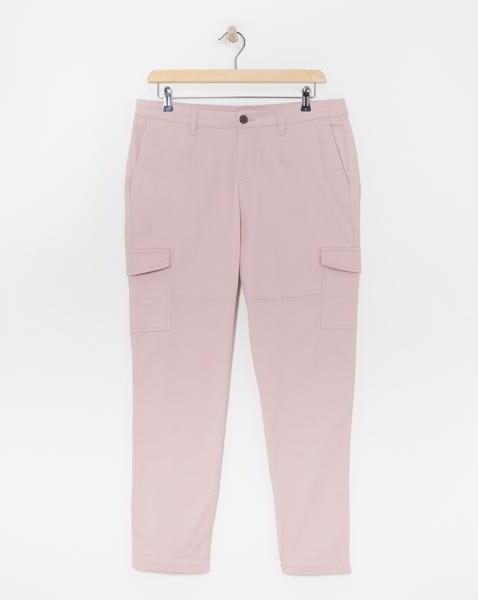 Blush Stretch Utility Tapered Trousers
