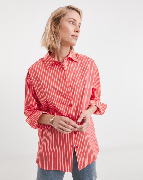 Cotton Poplin Oversized Shirt