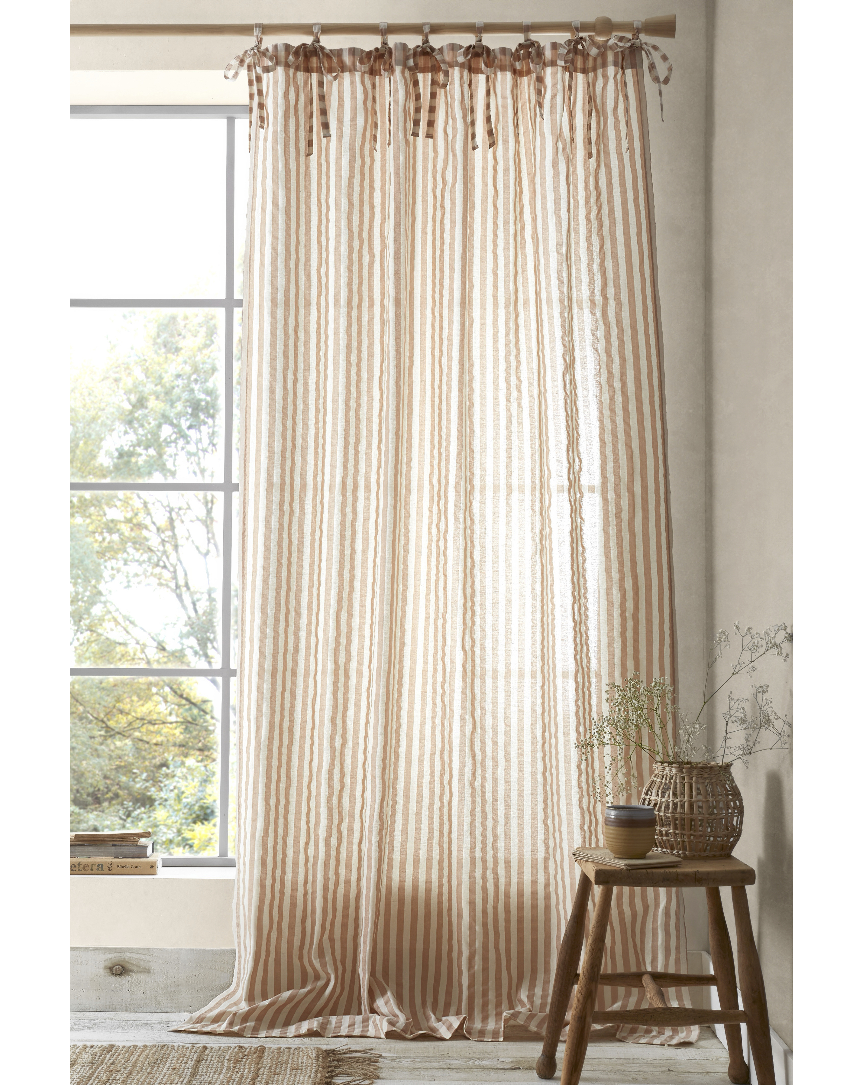 Pineapple Elephant Zanzibar Stripe Panel