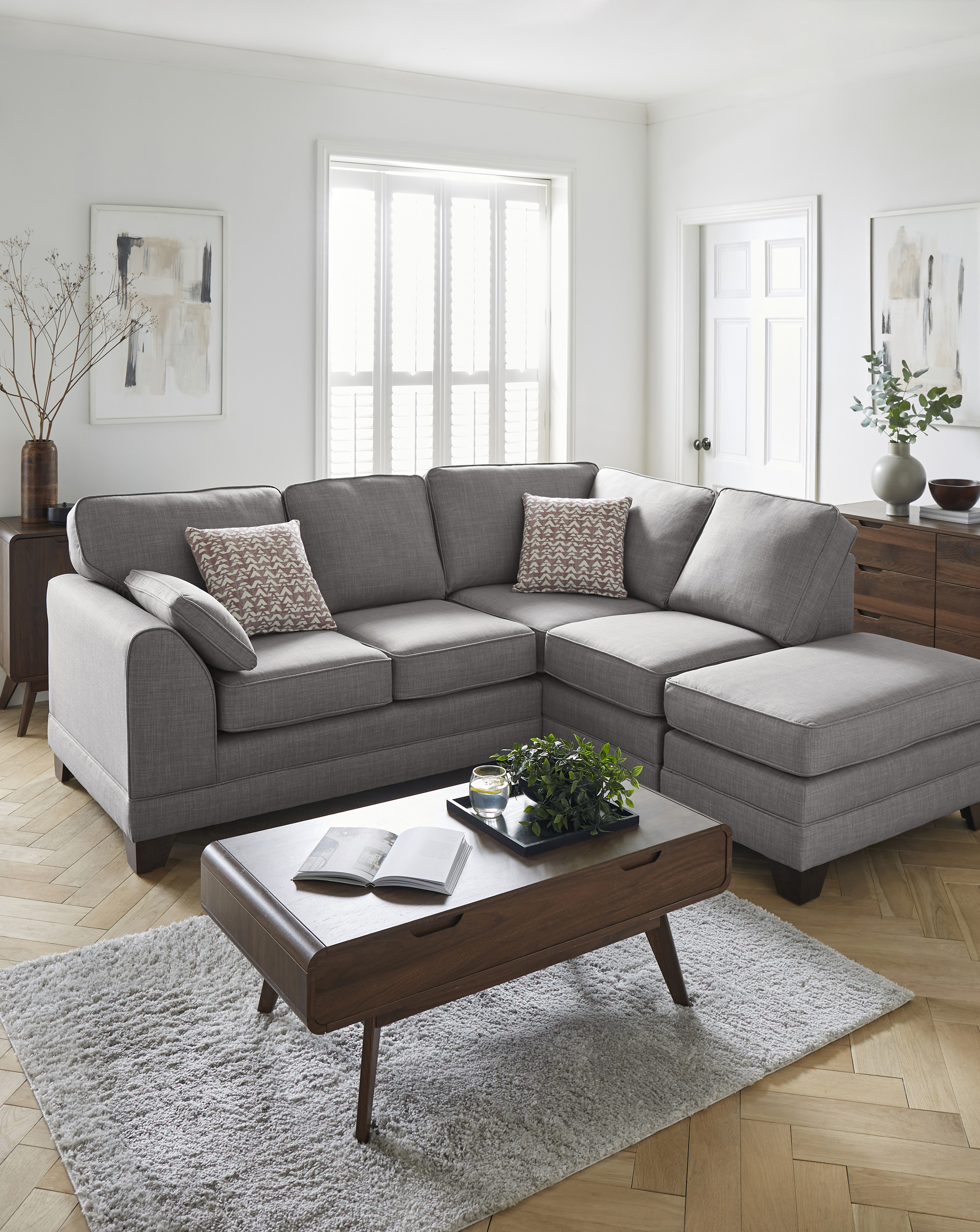 Hilliard Fabric Right Hand Corner Sofa