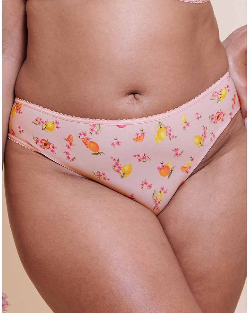 Curvy Kate - Women's Brazilian Brief - Blush Floral - XL