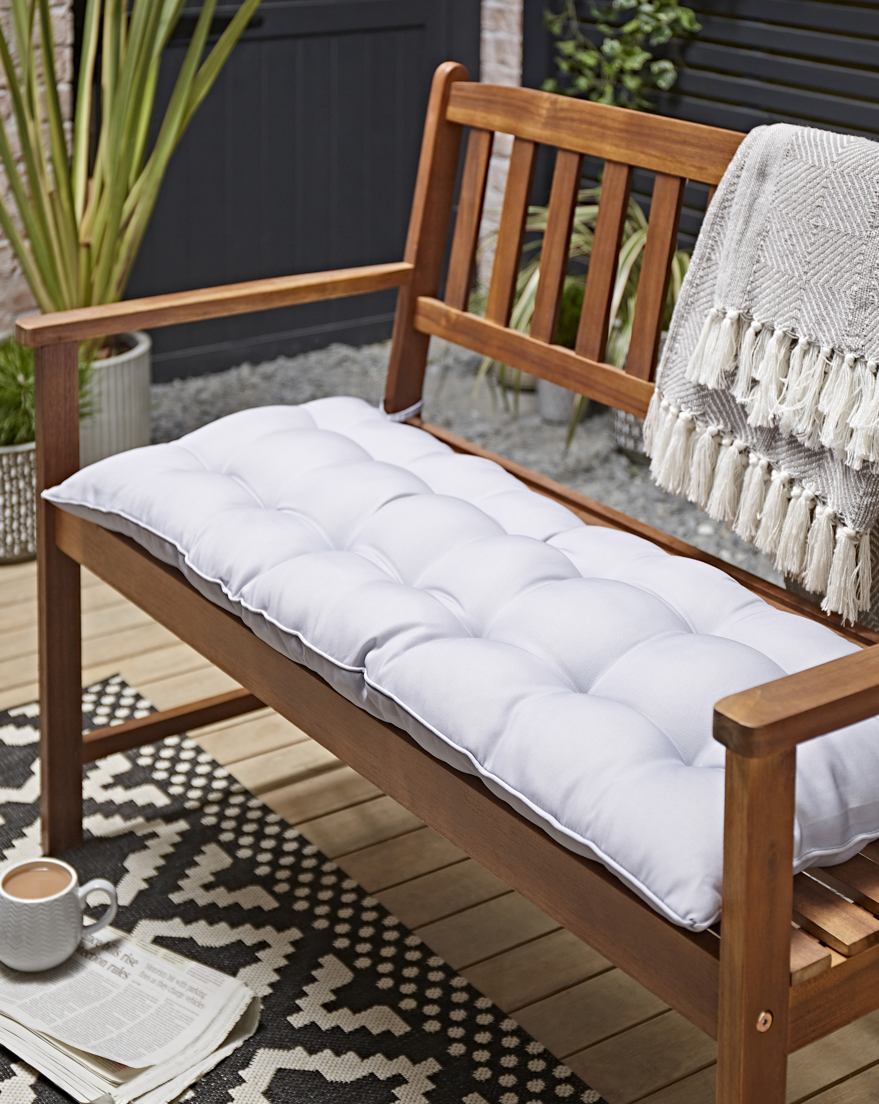 Outdoor Bench Cushion 110cm