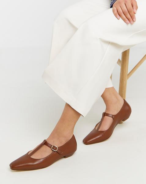 Square Toe Mary Janes Ex Wide