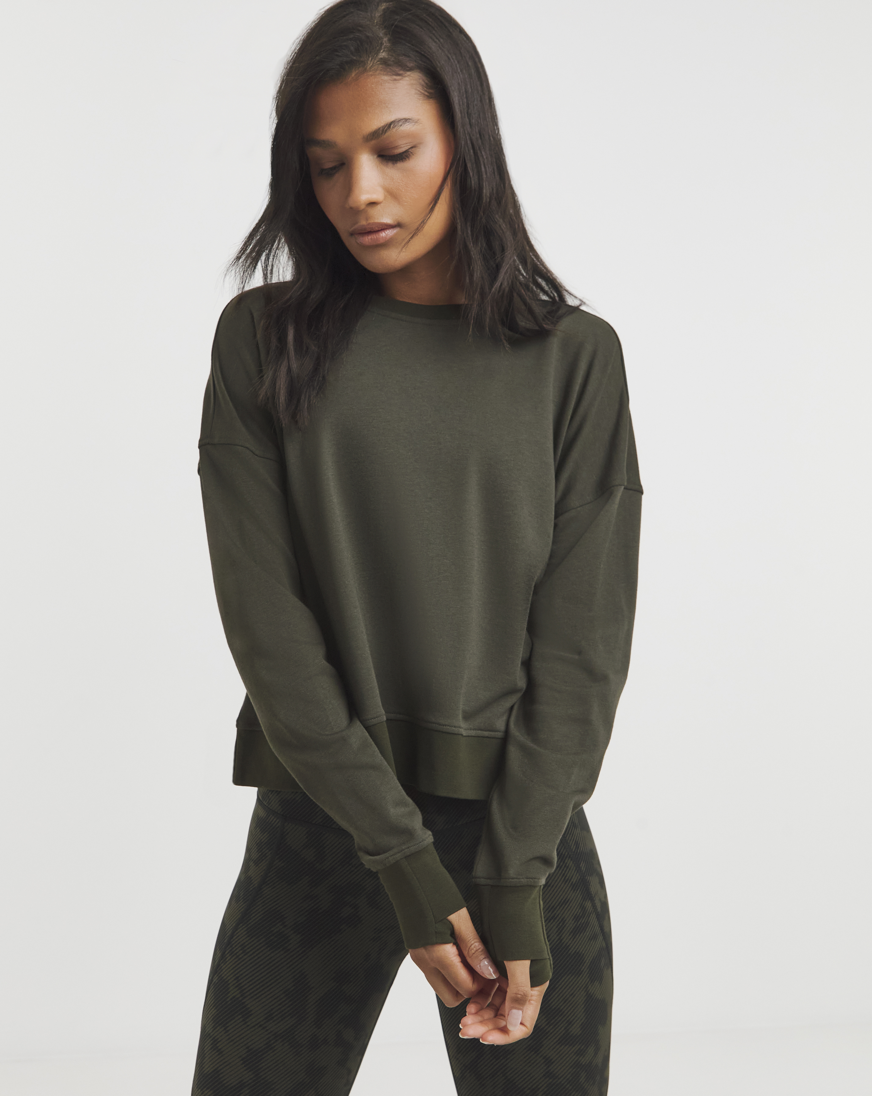 Sweaty Betty After Class Crop Sweatshirt