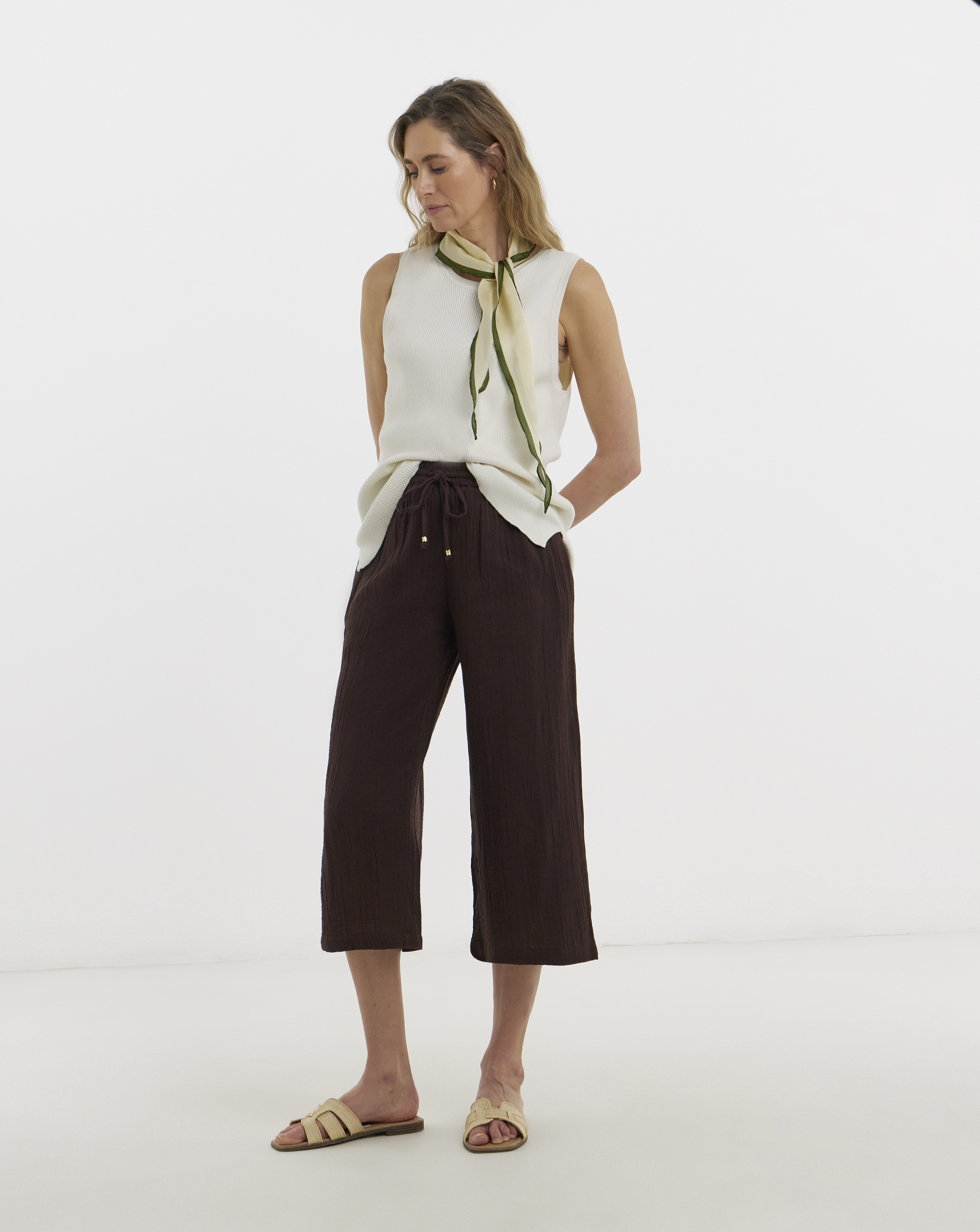 Cotton Cheesecloth Culotte