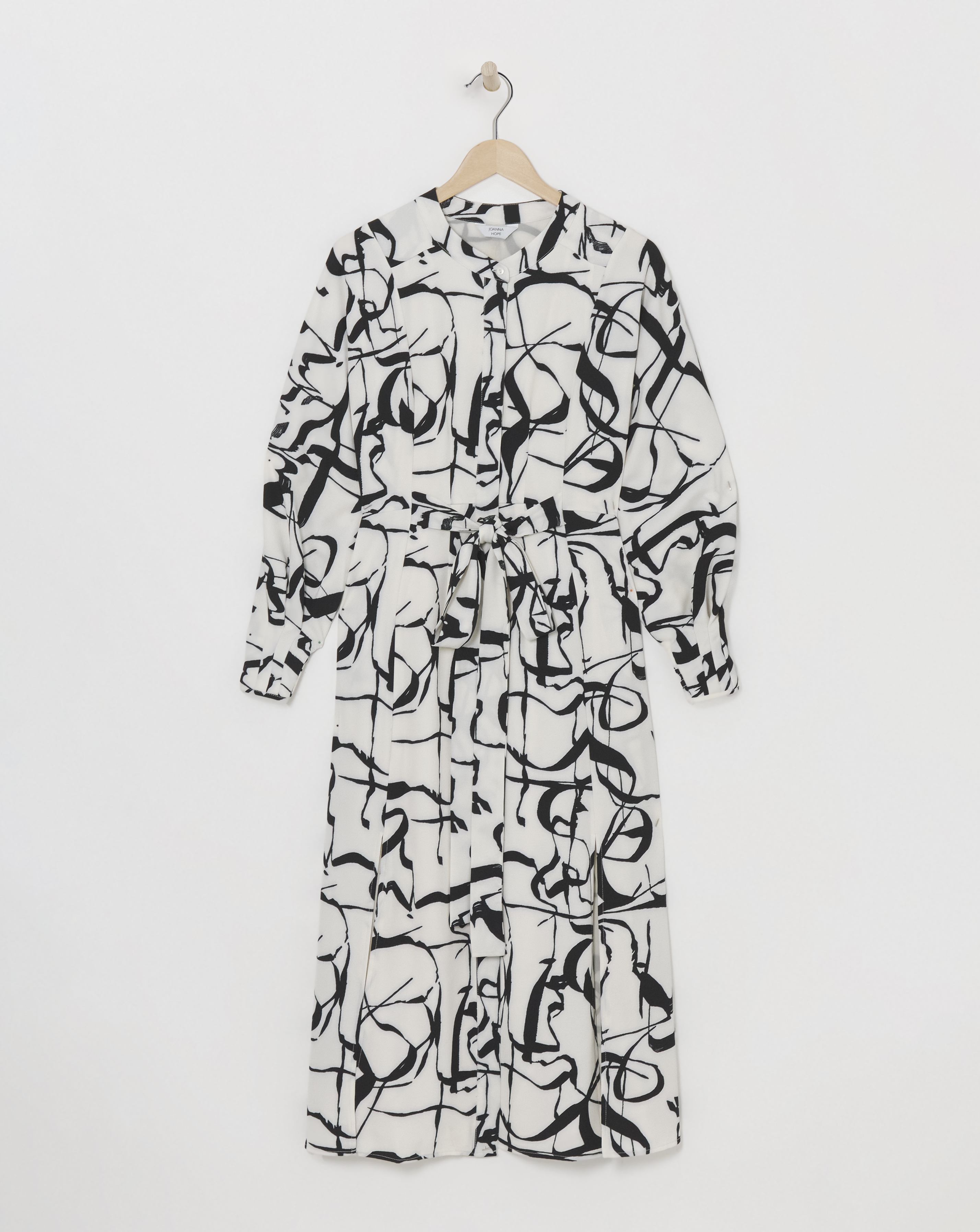 Joanna Hope Tie Waist Shirt Dress