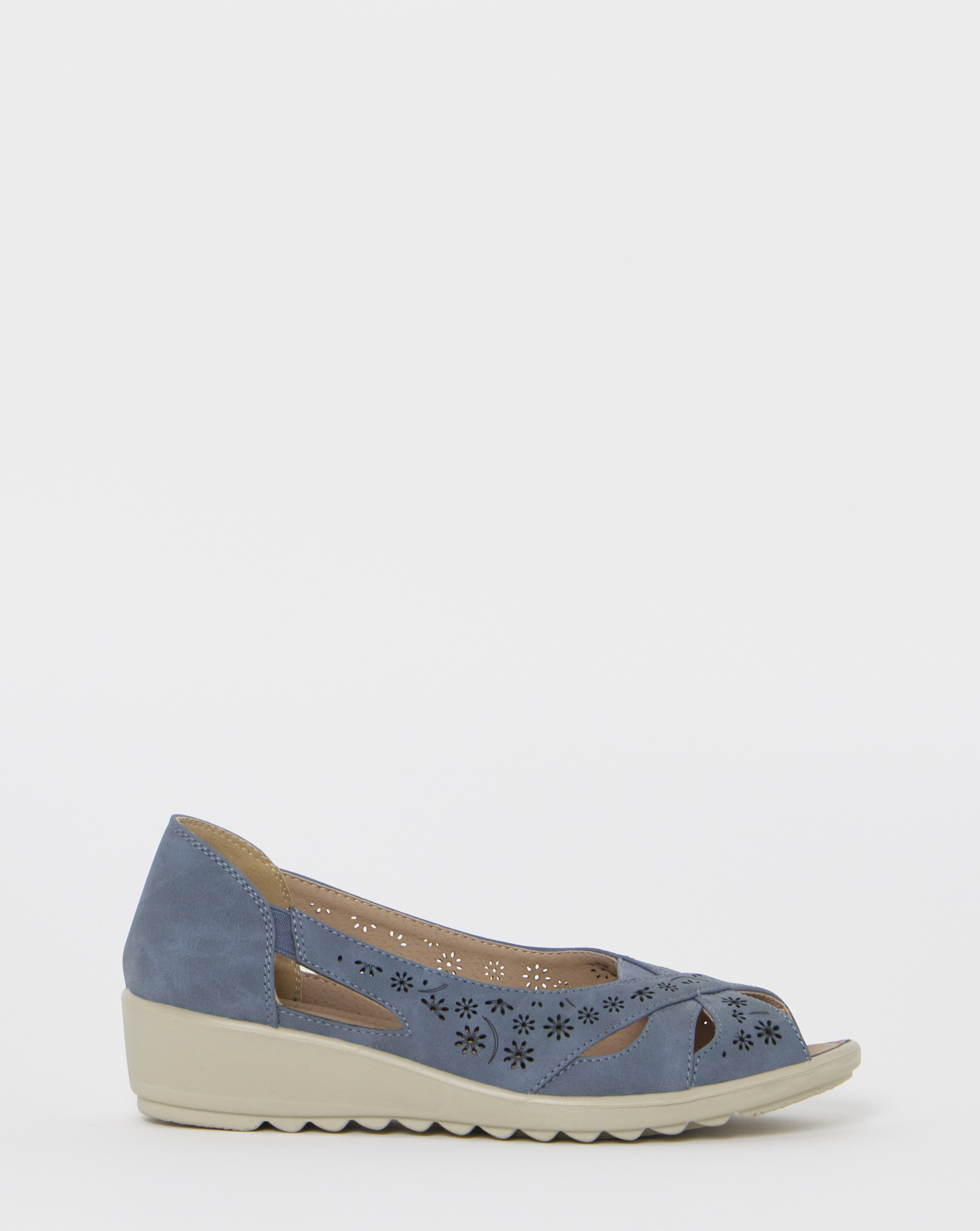 Cushion Walk Peep Toe Sandals EEE Fit